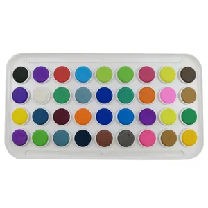 Art Supplies for Beginners and Professional Artist 36 Colors Non Toxic Watercolor Palette Paint Set