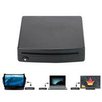 Reproductor de CD/DVD Externo para Auto, Ultra Delgado, con Alimentación USB, Compatible con PC, TV LED, Reproductor Multimedia MP5, Android, Accesorios Estéreo para Auto