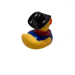 Pato Flotante Chillón de Plástico Amarillo para Baño de Niños, Juguete Acuático al por Mayor, Estilo Vaquero Transfronterizo - Product Image 2