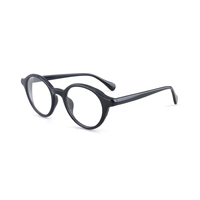 Gafas Redondas Pequeñas Retro de Acetato, Montura Óptica de Moda, Gafas de Diseño Coloridas