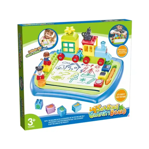 Juguete de Mesa de Dibujo Artístico con Bloques de Colores para Compartir, Diseño de Dibujos Animados, para Niños - Product Image 2