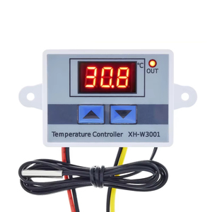 10A 12V 24V 220VAC digitale LED regolatore di temperatura HW-735 XH-W3001 per l'incubatore di raffreddamento interruttore di riscaldamento termostato <span class=keywords><strong>NTC</strong></span> sensore - Product Image 3