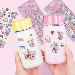 플래너, 노트북을 위한 맞춤형 화면 인쇄 방수 귀여운 토끼 스티커 - Product Image 2