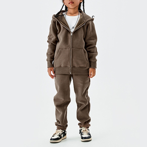 HEXJ010 Felpa Invernale Pesante 350 Gsm in Pile di Cotone per Ragazzi e Ragazze dai 4 ai 15 Anni, Felpa Oversize per Bambini con Logo Personalizzabile - Product Image 5