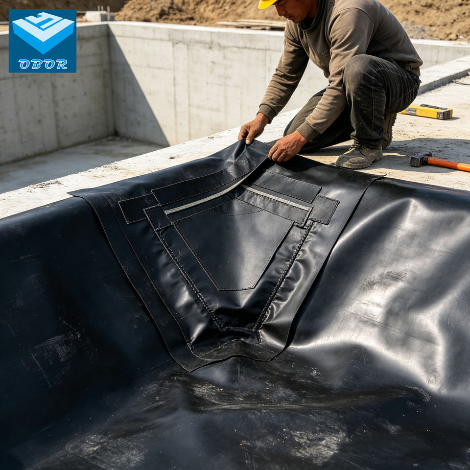 Anticorrosion Composite Geomembrane Solid Waste Yard Bottom Liner ...