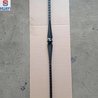 Barrières de sécurité populaires en acier tubulaire creux, traditionnelles, faciles à installer, pour escaliers et balcons intérieurs