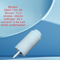 Actionneur linéaire micro 8mm/10mm/20mm, étanche IP68, mini moteur DC à forte poussée et faible bruit pour serrures intelligentes et dispositifs médicaux