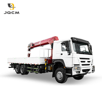 Grue JQCM vente chaude 8 tonnes, 12 tonnes, 16 tonnes 6X4 grue télescopique grue mobile hydraulique grue montée sur camion exportation mondiale