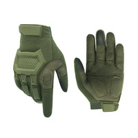 JinTeng Deportes de dedo completo Senderismo al aire libre Ciclismo Motocicleta Protección Pantalla táctil Transpirable Guantes tácticos resistentes al desgaste