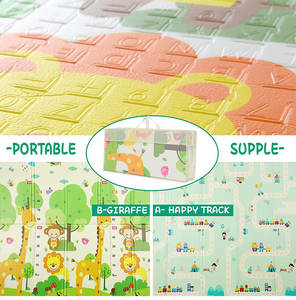 Pliable bébé <span class=keywords><strong>mousse</strong></span> <span class=keywords><strong>tapis</strong></span> de jeu Xpe enfants ramper <span class=keywords><strong>tapis</strong></span> <span class=keywords><strong>Puzzle</strong></span> éducatif enfants activité <span class=keywords><strong>tapis</strong></span> pliant couverture sol <span class=keywords><strong>jeux</strong></span> jouets - Product Image 5