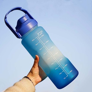 Hot Selling Three-Piece Gradient Water Bottle <b>Set</b> Food-Grade Odor-Free <b>Plastic</b> Easy Clean Comfortable Handle for Gym Outdoor Use - Product Image 3