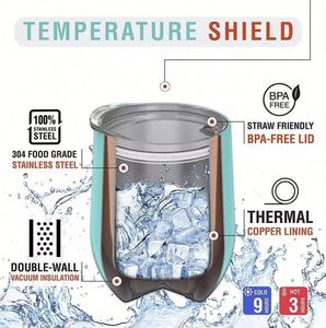 ODM 12oz 350ml Tasse Thermique Unisexe Personnalisée en Acier Inoxydable Écologique en Forme d'Œuf pour Café et Vin, Cadeau d'Affaires - Product Image 2