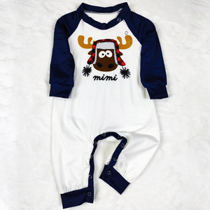 <span class=keywords><strong>Pijamas</strong></span> Tejidas a Juego Familiares Navideñas para el Hogar, Tallas Grandes, <span class=keywords><strong>de</strong></span> Dos Piezas, Personalizadas para Dropshipping con Logotipo Frontal - Product Image 2