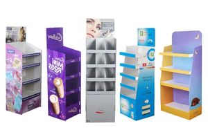 Espositori da Terra in Cartone Ondulato per Supermercati, Personalizzabili con Logo, in Materiale PP per Negozi al Dettaglio - Product Image 5