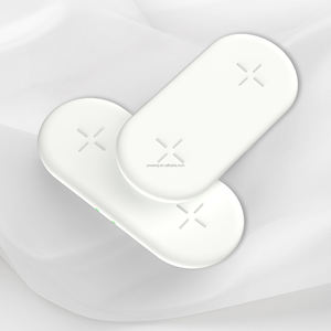 2023 double chargeur sans fil 15W rapide 2 en 1 station de chargeur sans fil <span class=keywords><strong>portable</strong></span> pour <span class=keywords><strong>iphone</strong></span> pour android - Product Image 2