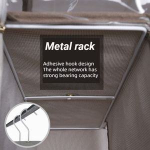 Sac de rangement suspendu multicouche premium avec fenêtre transparente, organisateur de penderie, boîte de rangement transparente – Vente chaude - Product Image 5