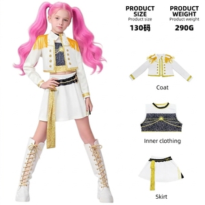 Costumi <span class=keywords><strong>Cosplay</strong></span> per Ragazze Echo, Abiti per Spettacoli a Tema K-Pop e TV per Bambini - Product Image 4