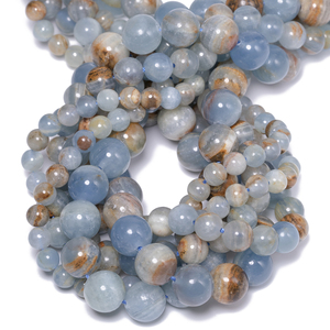 Perline Rotonde in Calcite Naturale di Alta Qualità 6/8/10mm all'Ingrosso per Creazione di Gioielli Fai-da-Te, Collane e Bracciali - Product Image 4