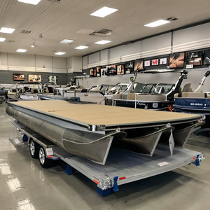 3mm Aluminum <strong>Floating</strong> <strong>Pontoon</strong> <strong>Tubes</strong> for House and <strong>Pontoon</strong> <strong>Boat</strong> with Outboard Engine Waterplay Crafts Accessories - Product Image 4