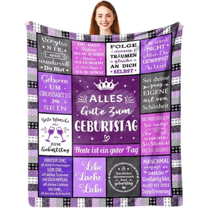 Textured Birthday Flannel <b>Blanket</b> Throw <b>Blanket</b> Nap <b>Blanket</b> Reversible Cozy Warm for Home Office Nap Custom Print OEM ODM - Product Image 5