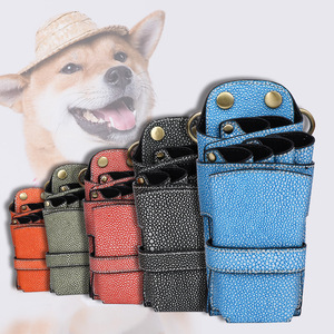 PU para peluquería herramienta de tijera bolsa con cintura cinturón de hombro - Product Image 1