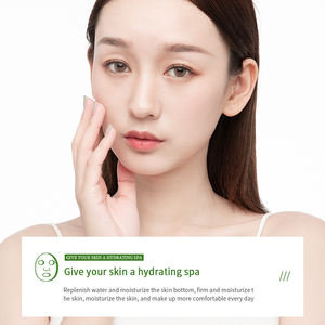 OEM VENZEN private label aloe vera acido ialuronico alghe aminoacidi di seta essenza di lumaca cura della pelle sbiancante maschera facciale di bellezza - Product Image 4