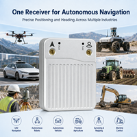Module GPS RTK multifréquence à double antenne de précision centimétrique, sans boussole, avec détection de direction d'orientation, indice de protection IP54, température de fonctionnement de -45 à 75°C