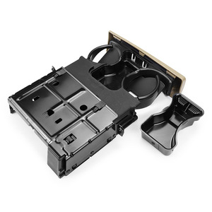 Portavasos para consola central Ford F250 F350 F450 05-07, material ABS, beige, gris, marrón, ébano - Product Image 2