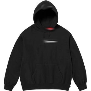 Per Supme felpa con cappuccio piena serie con fodera in pile ricamata per l'inverno 19 fw23fw ampia scatola di fiori di anacardi classico giunto - Product Image 2