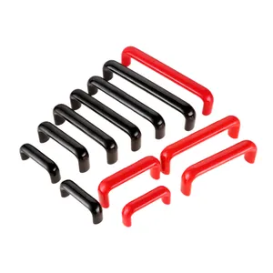 JAYA M6/M8 Hole 90/120mm Bakelite Plastic Brass Handle Black/Red Pull Mechanical Equipment Machine Tools Furniture handle