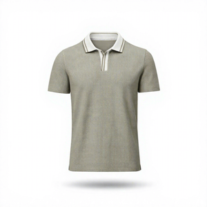 ซิปพรีเมียมสำหรับเสื้อผู้ชาย ผ้าถักจากฝ้ายออร์แกนิค 100% ป้องกันการหดตัว ดีไซน์หรูหรา ดูแลง่าย ใช้ได้ทั้งแบบลำลองและเป็นทางการ - Product Image 5