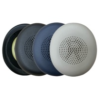 Coussinets d'oreille de remplacement avec tissu en maille respirante et mousse, coussinets doux pour Jabra Elite 45H / Evolve2 65 / Evolve 2 40MS