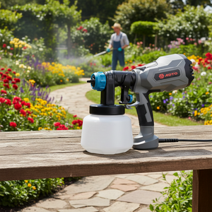 Pulvérisateur de peinture sans air électrique AC ADTO 450W avec moteur sans balais, réservoir de 1000 ml pour pulvérisation professionnelle et bricolage dans le jardin/la cour - Product Image 1