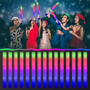 Bastoncini promozionali in schiuma a LED per bastoncini di schiuma illuminano il bastone in schiuma per feste di nozze e concerti Natto - Product Image 4