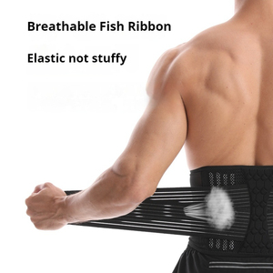<span class=keywords><strong>Ceinture</strong></span> de soutien lombaire avec support en plaque d'acier Soulagement immédiat des douleurs dorsales Tondeuse à la taille pour les sports de gymnastique Quotidien - Product Image 4