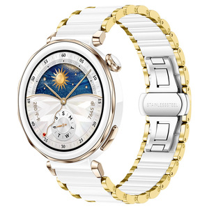 Correa de reloj inteligente de cerámica original de 18mm para <span class=keywords><strong>Huawei</strong></span> GT5/<span class=keywords><strong>GT</strong></span> 5 Pro, accesorio elegante para su dispositivo inteligente - Product Image 1