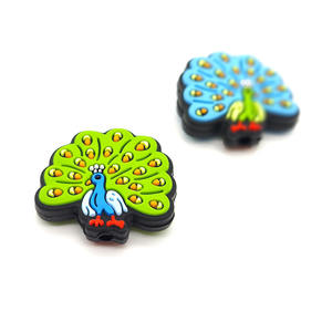 Cadena de chupete sin BPA, accesorios de juguete para masticar, cuentas sueltas de mariposa, cuentas focales de silicona para hacer bolígrafos, novedad - Product Image 4