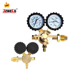 Regulador de Nitrogênio em Latão Amason Mais Vendido com Mangueira 0-600 PSI Entrada CGA580 Saída Flare 1/4" Modelo JGR-61 Serviço OEM Personalizado - Product Image 2