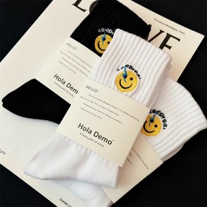 Autumn Winter Men's Pure Cotton Crew Length Knitted <strong>Socks</strong> New Embroidered Odor-Resistant Seamless <strong>Socks</strong> Body Popular Long <strong>Socks</strong> - Product Image 2