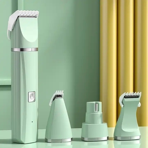 4 em 1 baixo ruído Dog Pet Hair Clipper Trimmer Shaver Grooming Set Cordless Dog Cats Hair Clippers - Product Image 1