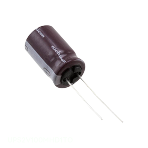 Condensateur autorisé par le distributeur CAP ALUM 10UF 20% 350V RADIAL TH Through Hole 10 uF UPS2V100MHD1TO - Product Image 1