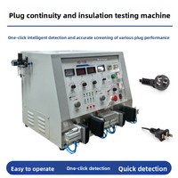 Testeur de Prises Électriques – Équipement Complet de Test de Câbles d'Alimentation avec Prise pour la Détection de Continuité et de Courts-Circuits