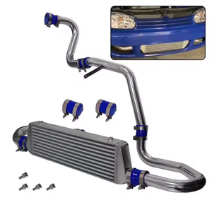 Kit de Intercooler de Aluminio de Alta Eficiencia JYS para VW <span class=keywords><strong>Golf</strong></span> MK7 MK8 GTI/R 2.0T con Velocidad de Enfriamiento 30% Más Rápida, Radiadores Plateados y Negros - Product Image 6