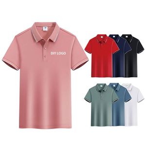 เสื้อโปโลผ้าฝ้ายผสมอีลาสเทนสำหรับผู้ชายและผู้หญิง ลดราคาสุดร้อนแรงช่วงซัมเมอร์ รับปักโลโก้ตามสั่ง ใส่สบาย ระบายอากาศได้ดี แห้งเร็ว เหมาะสำหรับเล่นกอล์ฟและสวมใส่ลำลอง - Product Image 2