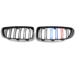 Remplacement de la grille de pare-chocs avant M Look pour BMW <span class=keywords><strong>4S</strong></span> F32 F36 F33 F36 F80 F82 F83 Grille de rein avant Double ligne Grille 2014-2019 - Product Image 1
