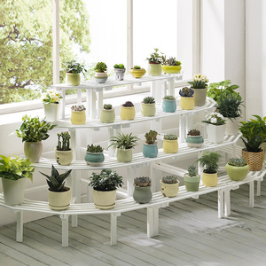 Flower stand/<b>shelf</b>, floor-standing planter/succulent planter stand for balcony/living room, multi-tiered design, 2026 new style. - Product Image 2