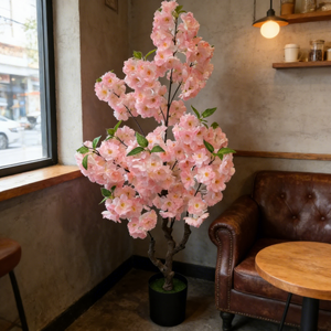 Nouvelles décorations florales pour mariage, fleurs artificielles, arbre de <span class=keywords><strong>cerisier</strong></span> artificiel, arrangements floraux, articles de décoration, coffrets cadeaux pour femmes - Product Image 3