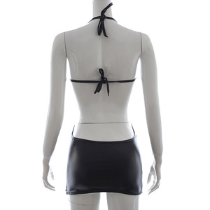 Kuisheid Broek Ondergoed Bodysuit Lingerie Corset Riem Bondage Lederen Sexy Door Zo Terug Siamese Patent - Product Image 5