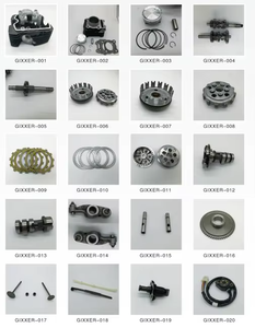 Pièces de <span class=keywords><strong>moto</strong></span>, accessoires de cadre, ensemble de bouchons de réservoir de carburant, kits de pistons de bloc-cylindres, arbre à cames pour Gixxer150 - Product Image 5