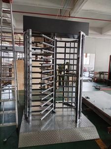 Prix de gros équipement de sécurité solénoïde pleine hauteur tourniquet tournant barrière de porte lecteur de carte RFID contrôle d'accès - Product Image 4